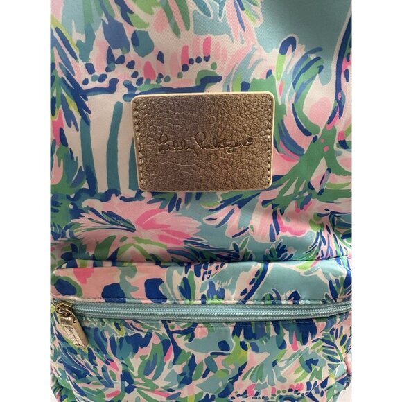 LILLY PULITZER Kids' Girl's Large Cambrie Backpack - Picture 8 of 10